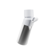 air up® Twist Pro Steel Flasche Set - 480 ml Silver