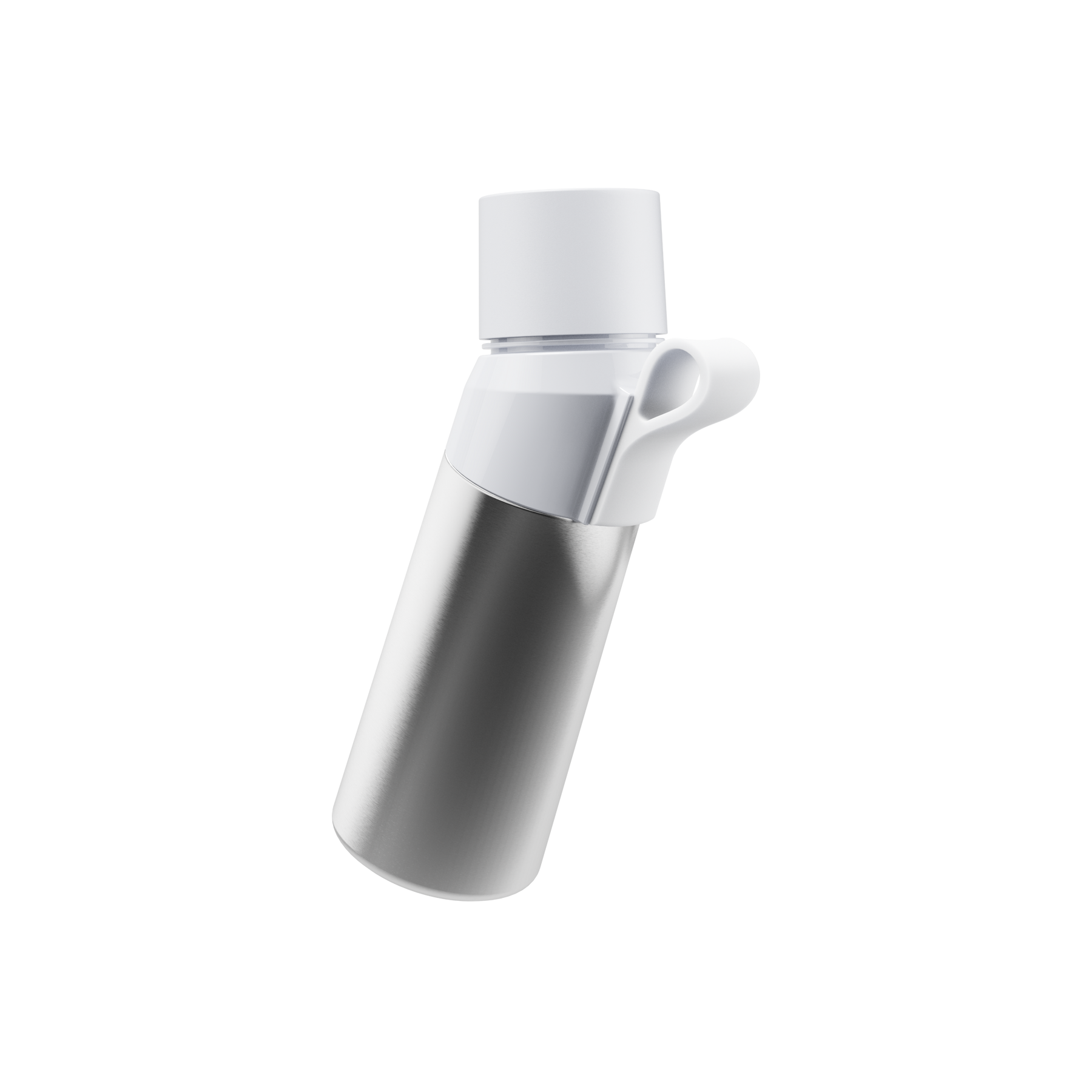 air up® Twist Pro Steel Flasche Set - 480 ml Silver