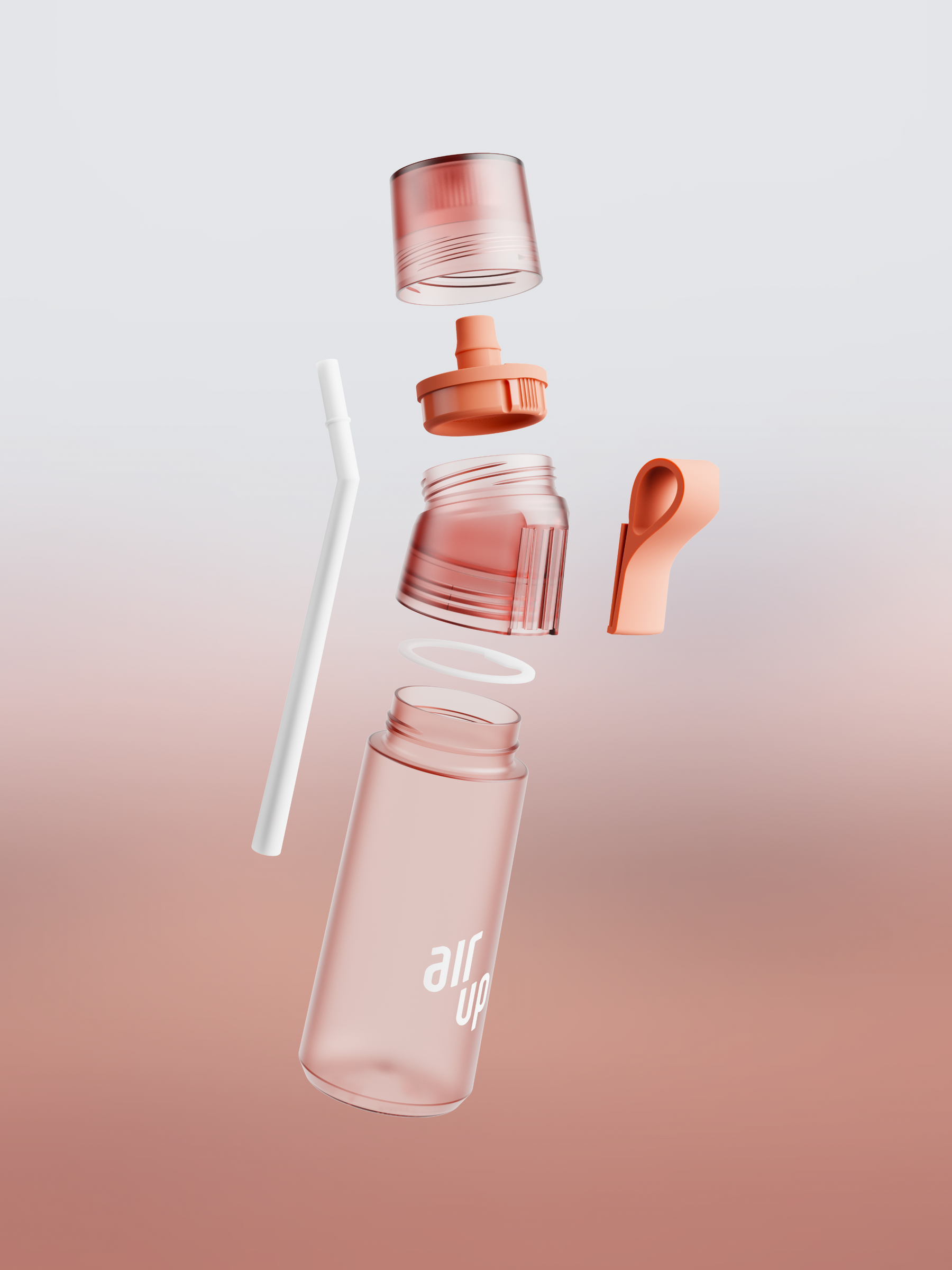 air up® Twist Pro Flasche - 600 ml Poppy