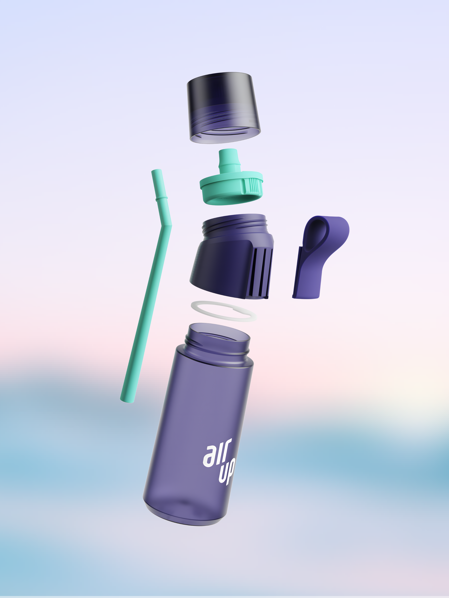 air up® Twist Pro Bottle - 600 ml Purple Strike