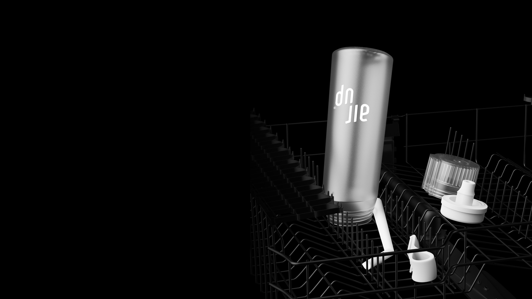 air up® Twist Flasche - 650 ml Charcoal Grey
