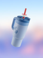 air up® Tumbler with Handle - 890 ml Dusky Blue