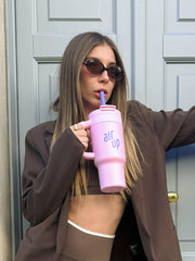 air up® Tumbler mit Griff - 890 ml Pink Indigo