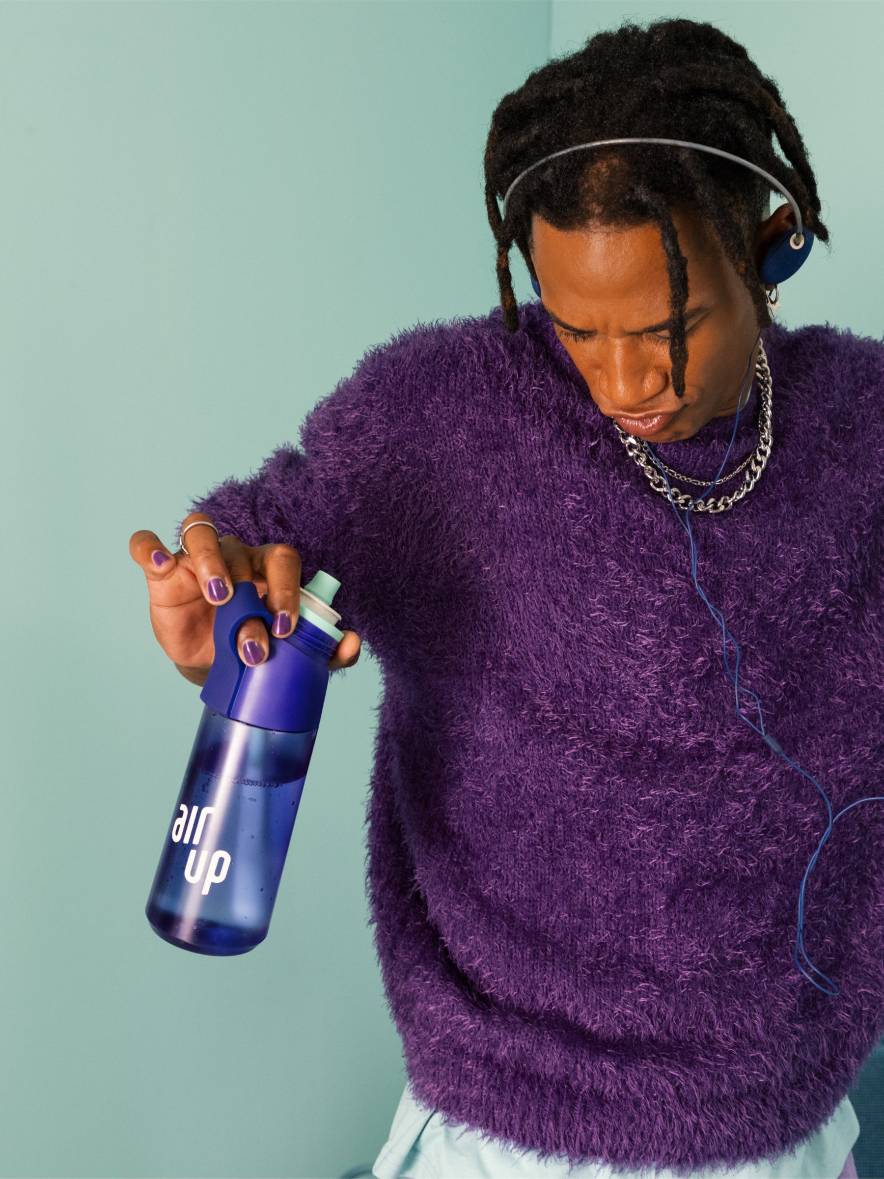 air up® Twist Pro Bottle - 600 ml Purple Strike
