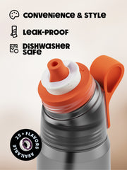 Gen air up® Twist Pro Bottle - 1000 ml Charcoal Grey