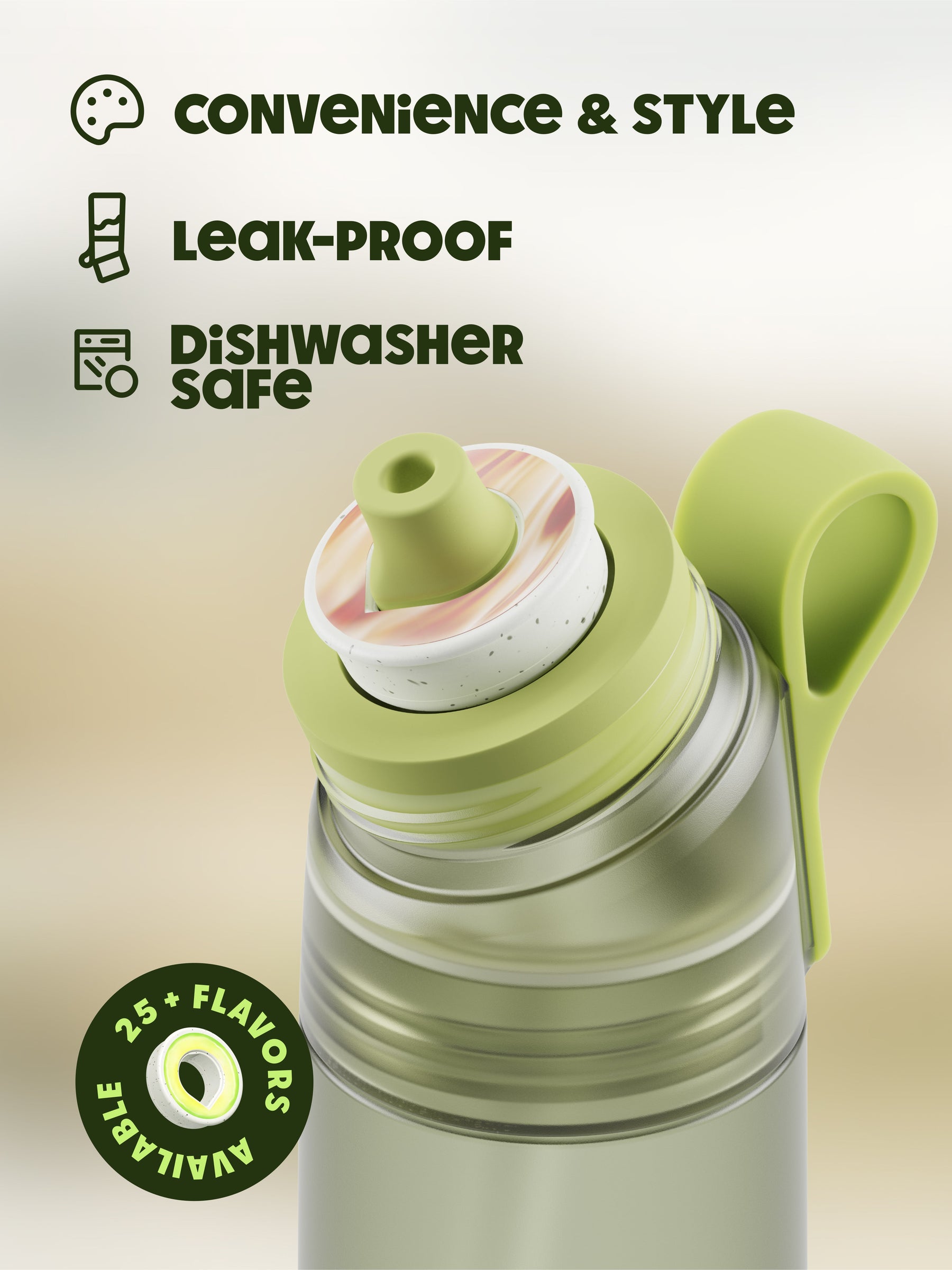 air up® Twist Pro Flasche - 600 ml Sage