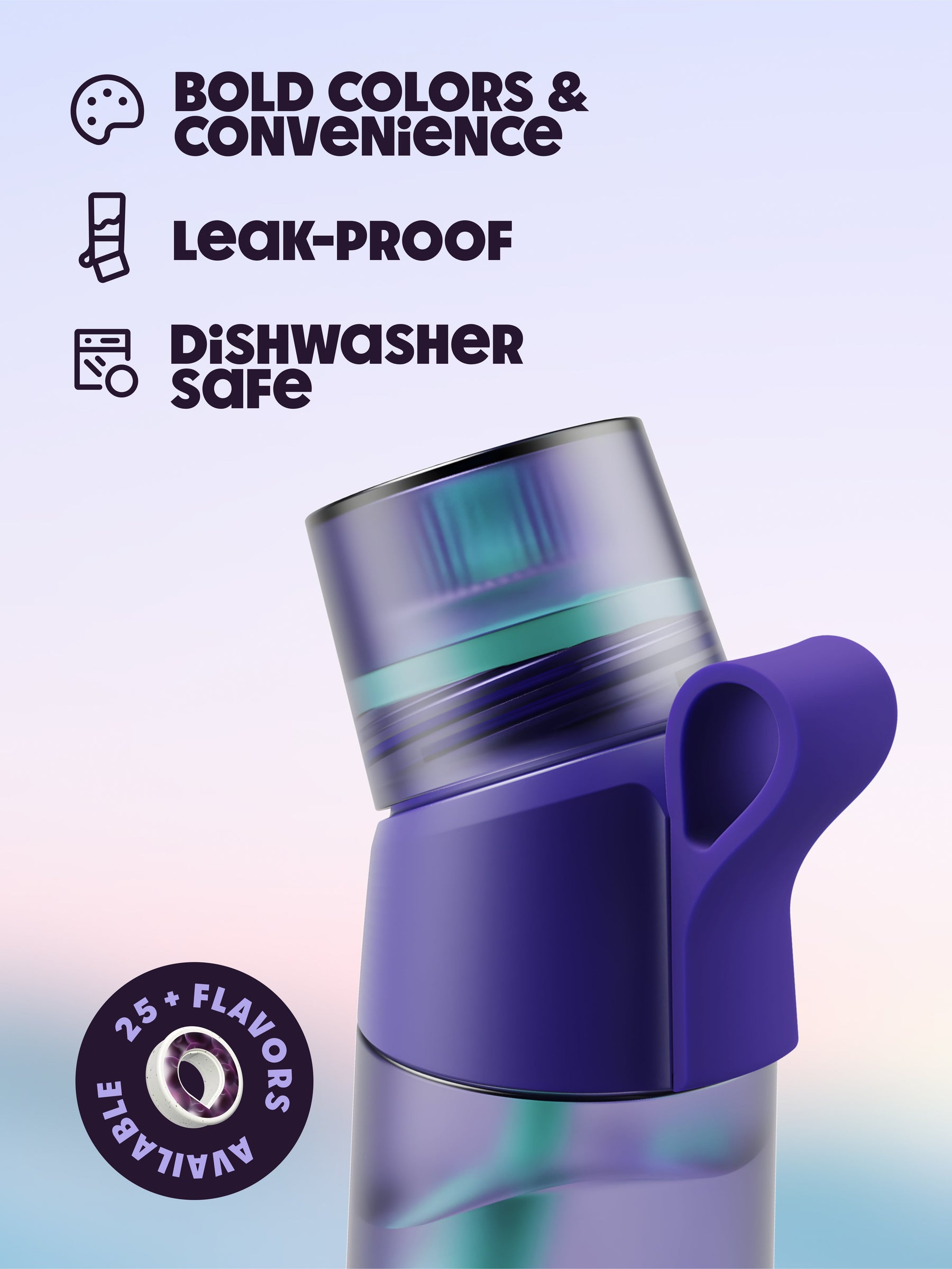 air up® Twist Pro Bottle - 600 ml Purple Strike