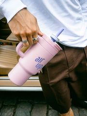 air up® Tumbler mit Griff - 890 ml Pink Indigo