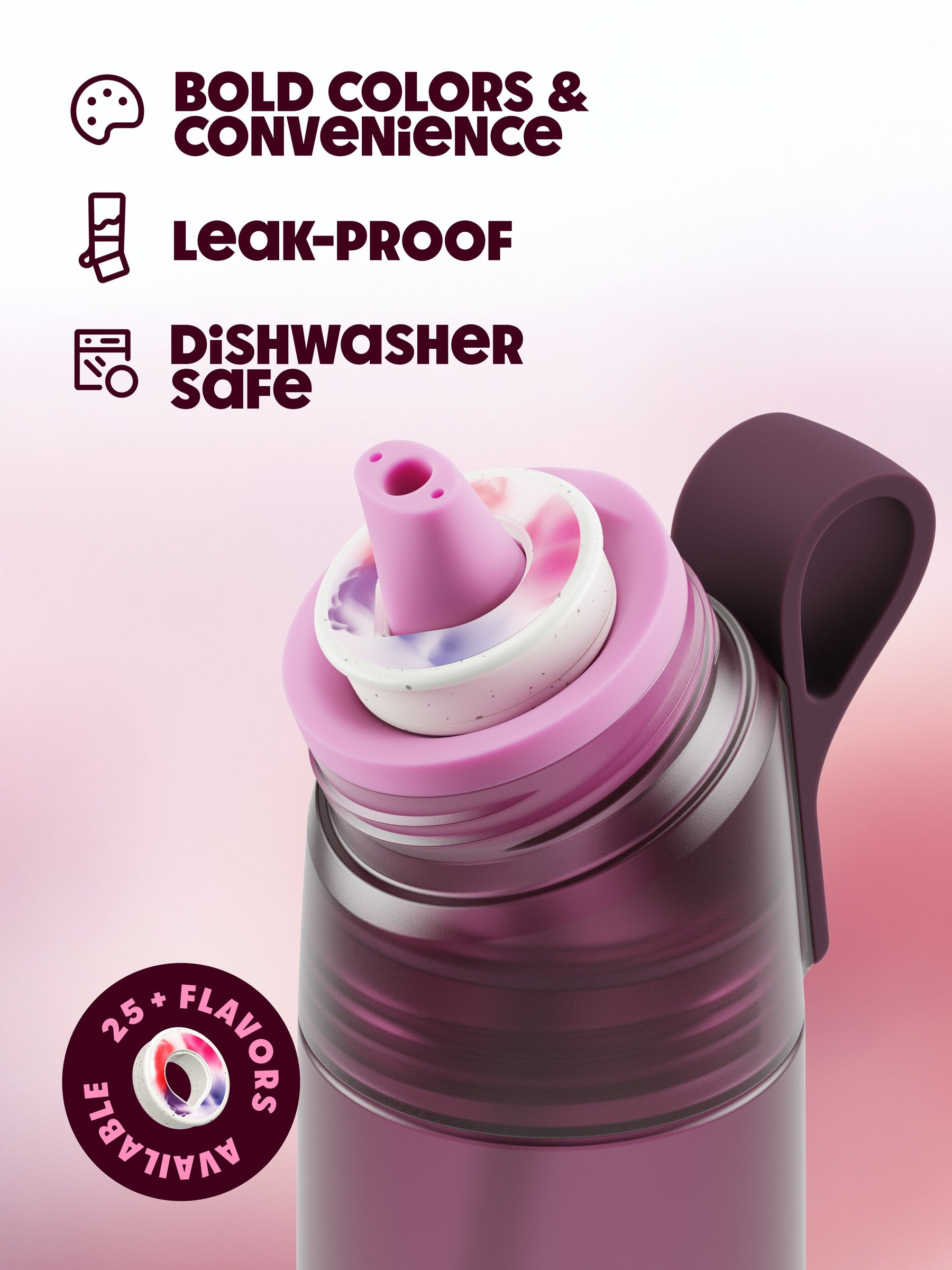air up® Twist Pro Bottle - 600 ml Berry Pink
