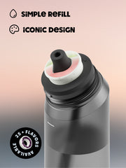 air up® Twist Flasche - 650 ml Charcoal Grey
