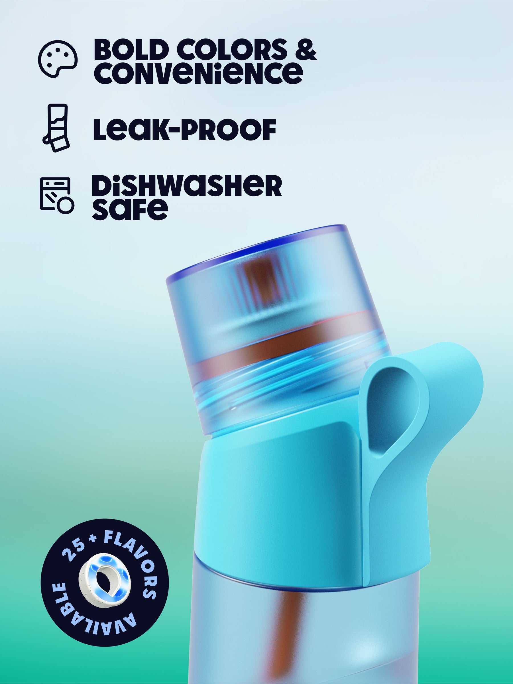 Blue Pulse Bottle Set, 600 ml