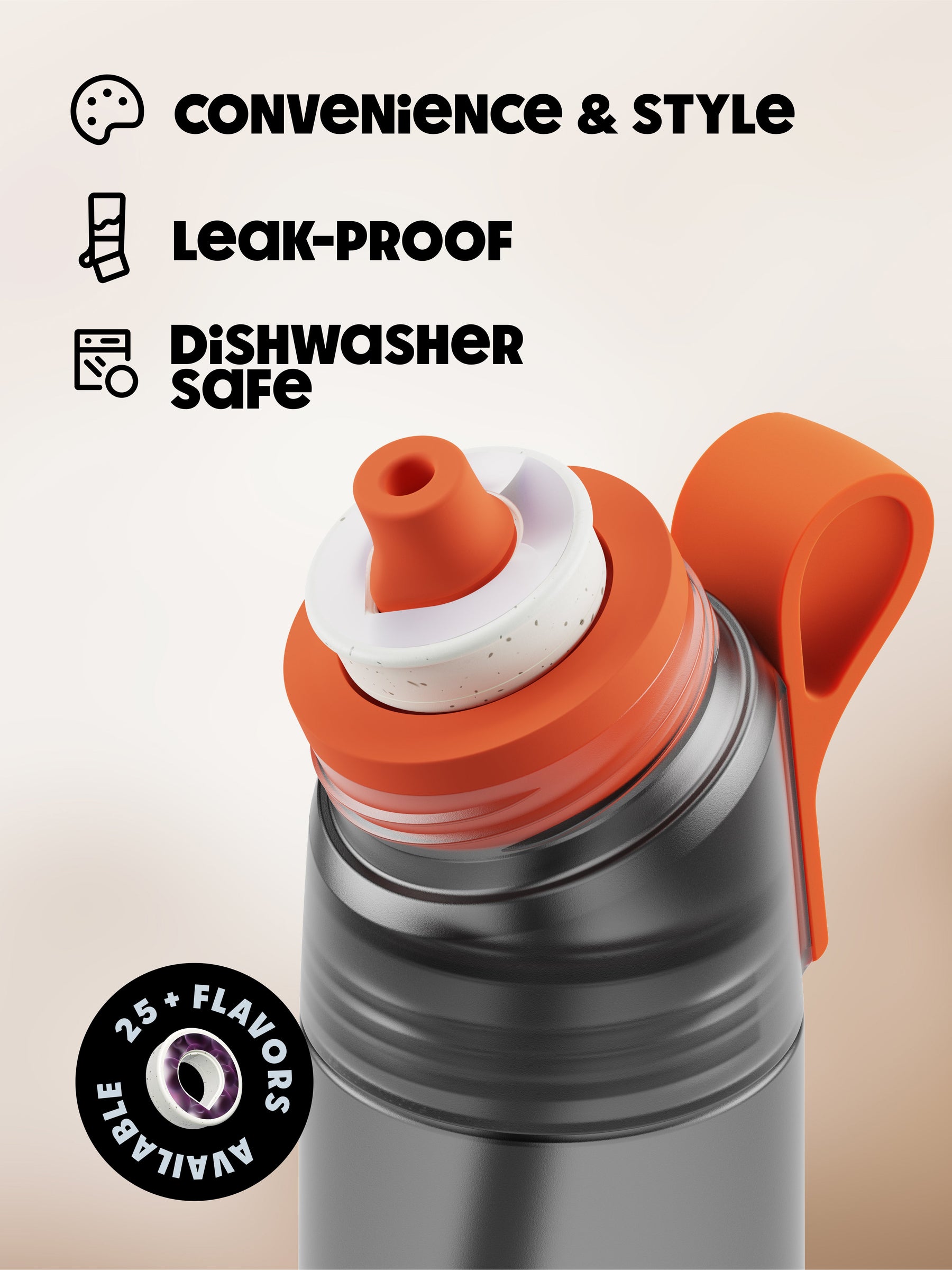 air up® Twist Pro Flasche - 600 ml Charcoal Grey
