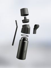 air up® Twist Pro Steel Flasche - 480 ml Dusky Obsidian