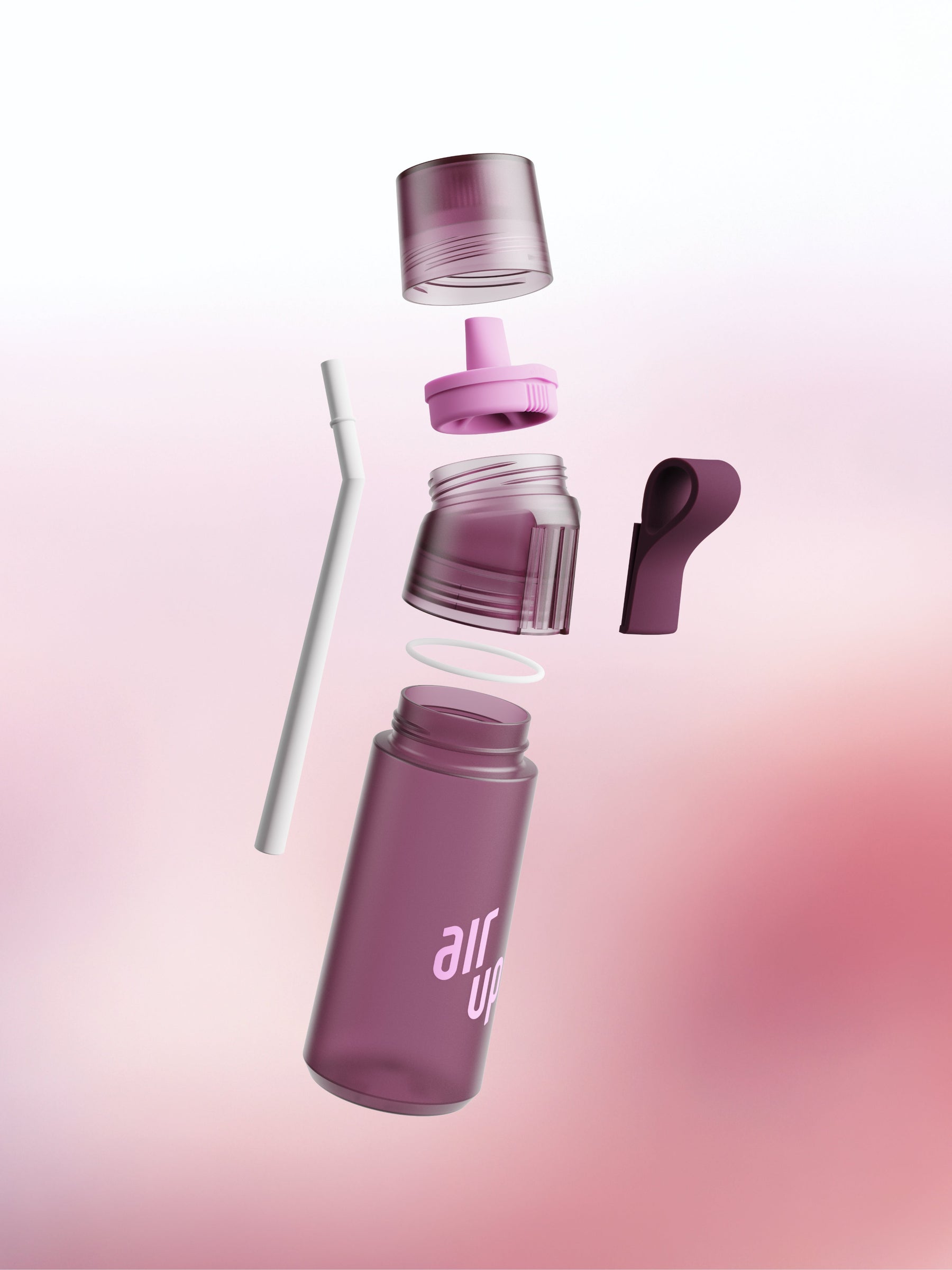 air up® Twist Pro Bottle - 600 ml Berry Pink