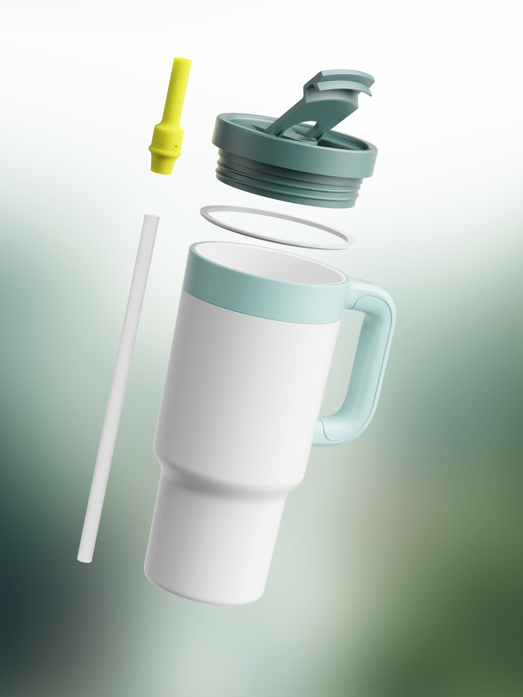 air up® Tumbler with Handle - 890 ml White Spearmint