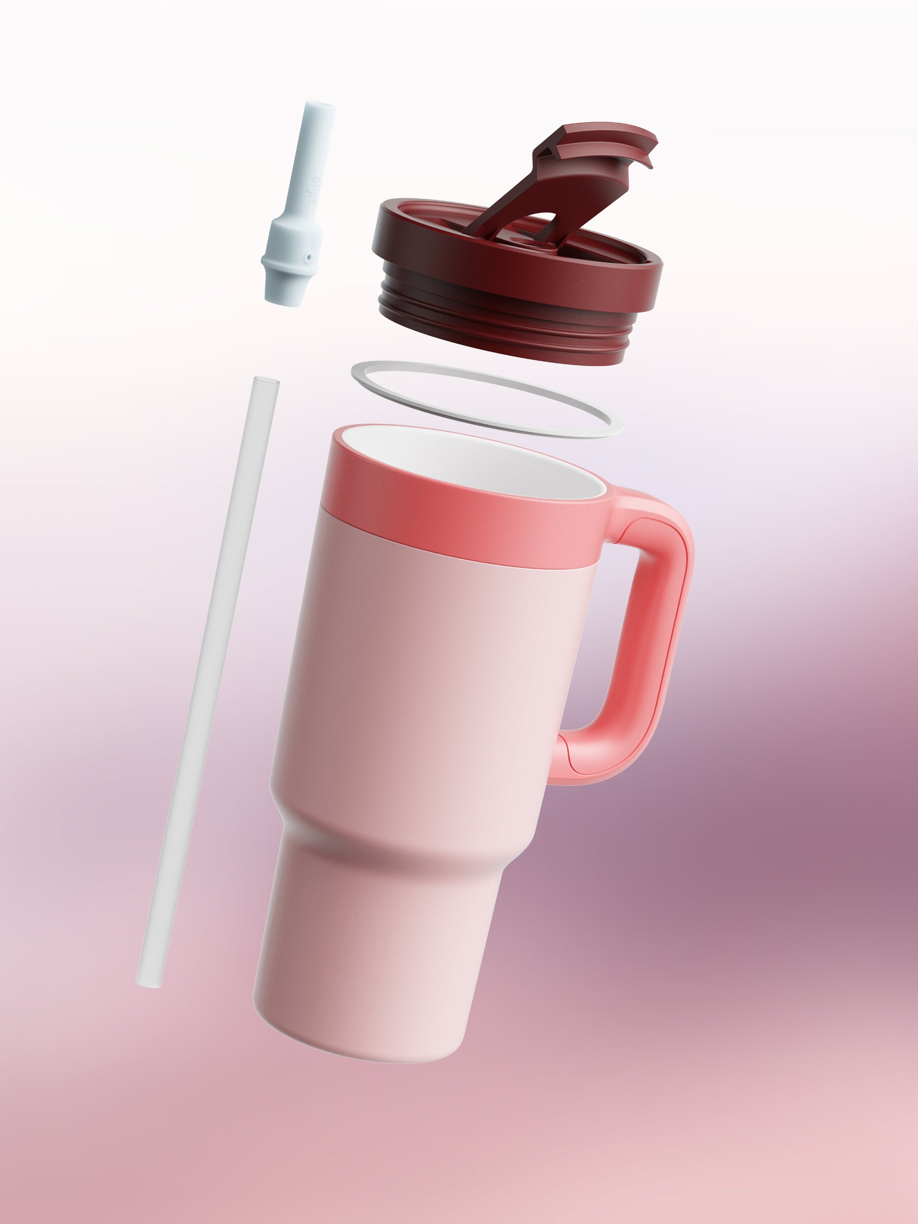 air up® Tumbler with Handle - 890 ml Coral Pink