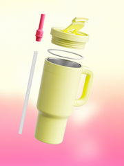 air up® Tumbler mit Griff - 890 ml Buttercup Pink