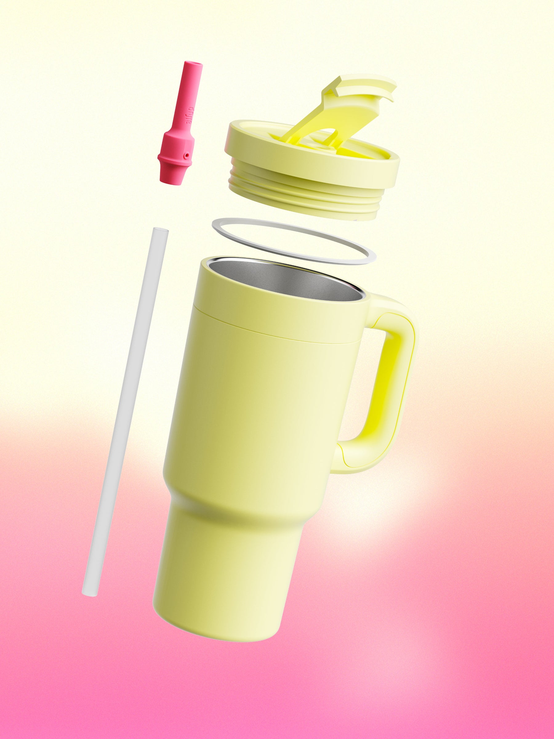 air up® Tumbler mit Griff - 890 ml Buttercup Pink