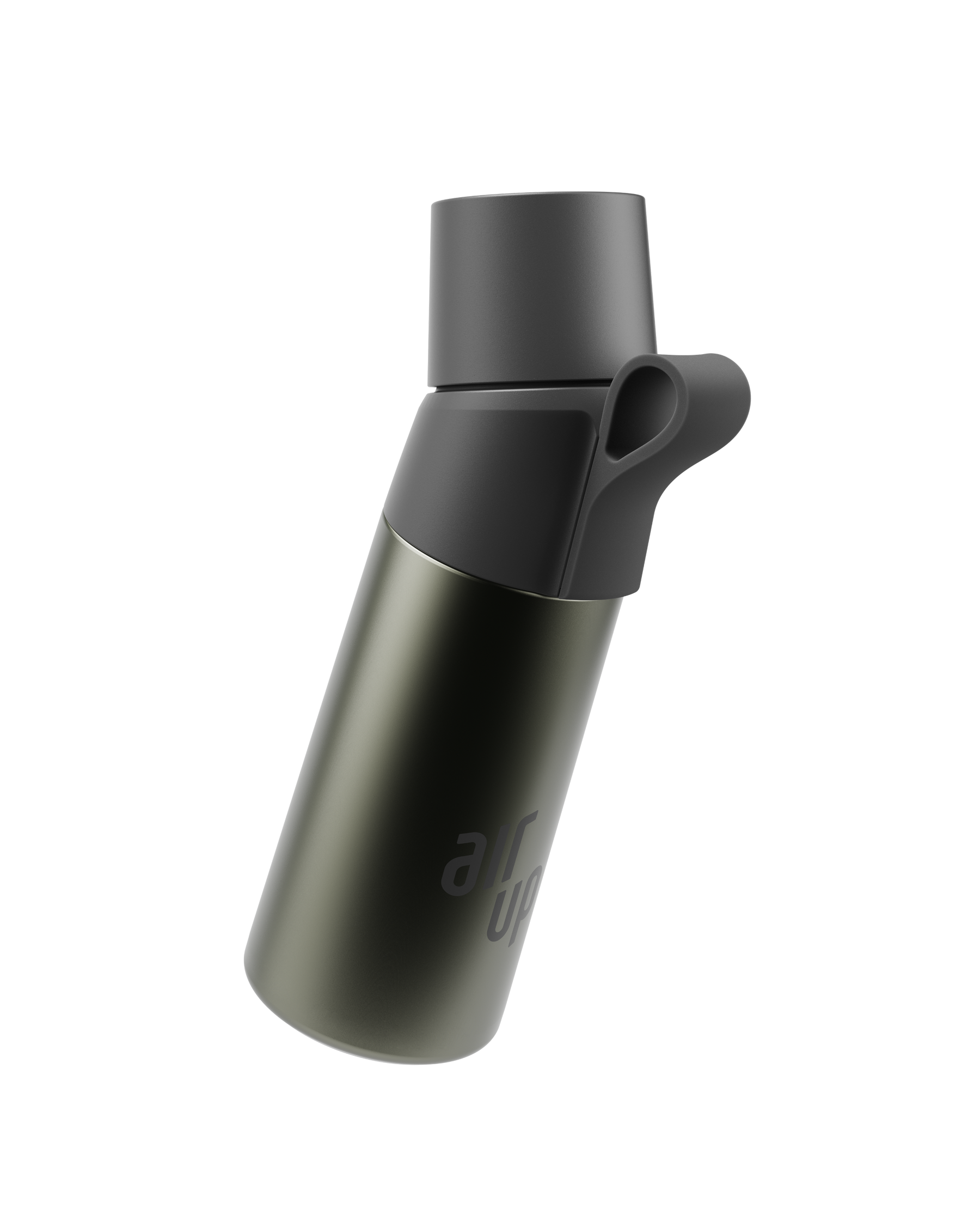 air up® Twist Pro Steel Flasche - 480 ml Dusky Obsidian